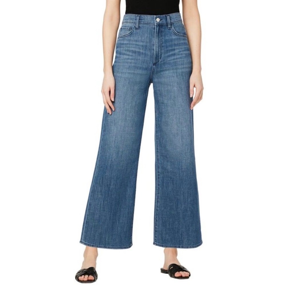 Joe's Jeans The Mia High Rise Wide Ankle Jeans Take A Chance Blue  Womens 26